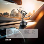 هولدر موبایل وکیوم مکشی مگ سیف گرین لاین Green Lion GX-30 Auto Suction Phone Holder - Image 3