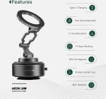 هولدر موبایل وکیوم مکشی مگ سیف گرین لاین Green Lion GX-30 Auto Suction Phone Holder - Image 6