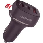شارژر فندکی 50 وات 3 پورت گرین لاین مدل Dual PD & QC 3.0 50W Car Charger - Image 2