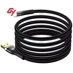 کابل مگنتی USB-A به لایتنینگ توان ۱۲ وات یک متری گرین لاین