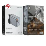 آداپتور 67 وات با کابل جمع شونده تایپ سی گرین لاین GaN Premium 67W