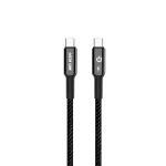 کابل شارژ کنفی USB-C به USB-C گرین لاین 60 وات مدل GNBRUC2UCBK - Image 2