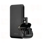 پاوربانک و هندزفری بلوتوث 10000 میلی آمپر گرین Rome Powerbank & TWS Earbuds - Image 3