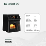سرخ کن بدون روغن هوشمند گرین لاین مدل Green Lion Smart Air Fryer 6.5L - Image 6
