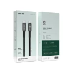 کابل شارژ کنفی USB-C به USB-C گرین لاین 60 وات مدل GNBRUC2UCBK