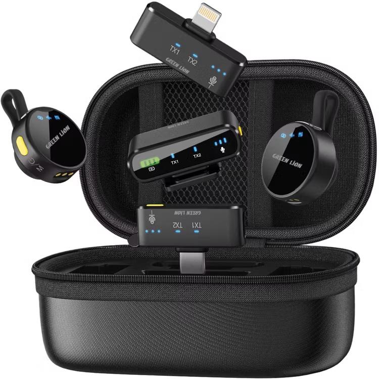 میکروفون بی‌سیم گرین لاین مدل Green Lion GM-85X 3in1