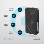 پاوربانک خورشیدی 20000 پاورولوژی مدل PP076 Powerology 20000 Power Bank - Image 6