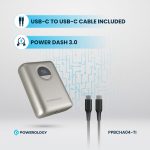 پاوربانک ۱۰۰۰۰ میلی‌آمپرساعتی پاورولوژی مدل Powerology Ultra-Compact PD Power Bank-20W - Image 7