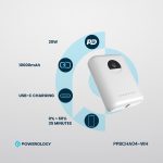 پاوربانک ۱۰۰۰۰ پاورولوژی مدل Powerology Ultra-Compact PD Power Bank-20W - Image 9