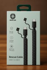 کابل TYP-C به LIGHTNING طول 1 متر توان 60 وات (Green rescue)