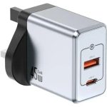 شارژر دیواری گرین لاین 45W مدل Green Lion GaN UK GNGAN45WUKGY