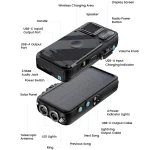 پاوربانک خورشیدی و اسپیکر بلوتوث پاورولوژی مدل Powerology 16000mAh Solar PP049 توان 20W - Image 5
