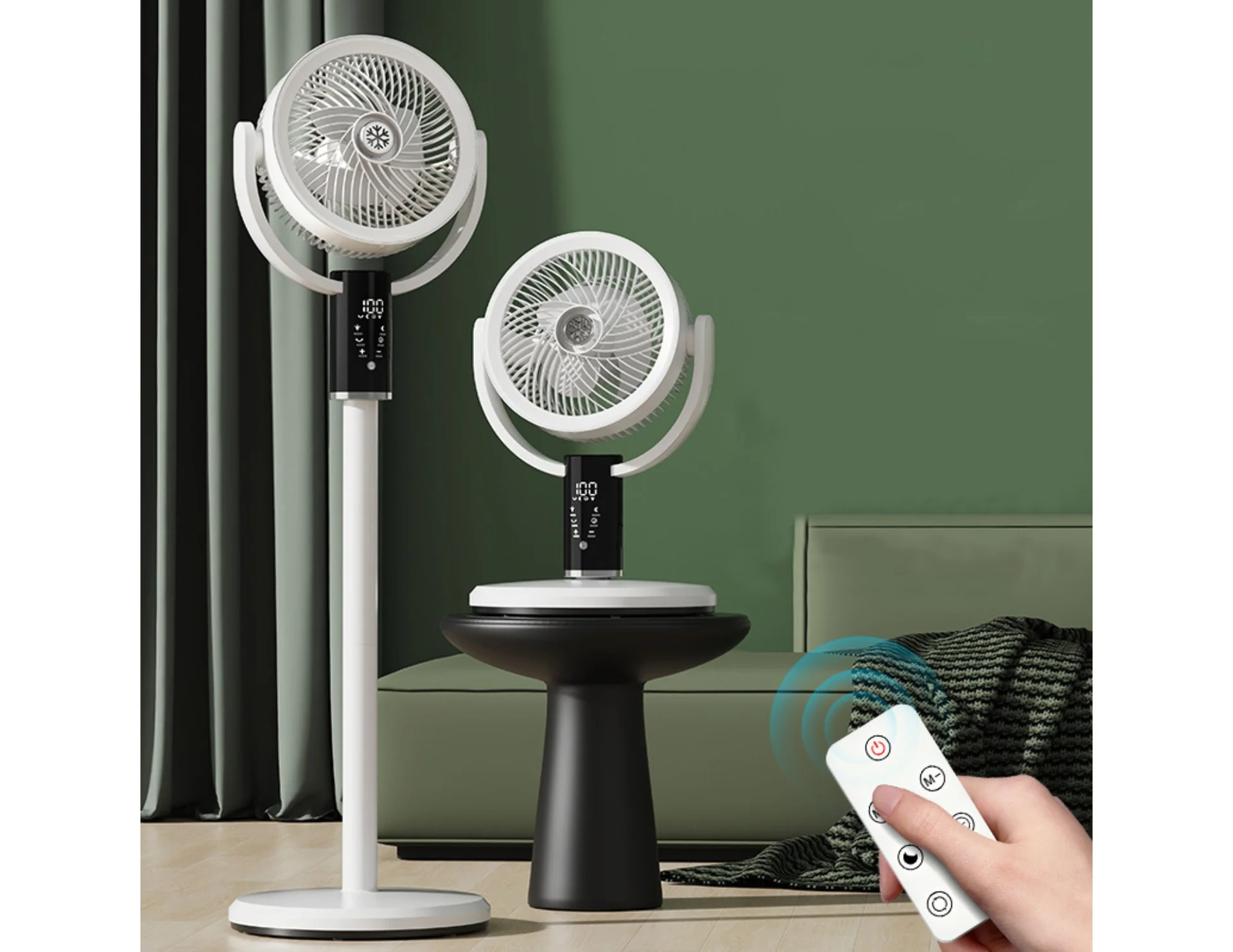6_b147b8c6-3754-4efd-bfe6-f034de7d0d29 پنکه قابل حمل بیسیم مدل F5 Wireless Portable Circulation Fan - Image 1