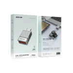 مبدل تایپ سی به USB 3.0 گرین لاین مدل GN2N1OTCTAGY Green Lion 2 in 1 OTG Adapter USB-A to USB-C - Image 2