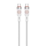 کابل آلومینیومی پرودو USB-C به USB-C بافته شده 60 وات