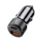 شارژر فندکی خودرو دو پورت پرودو ۵۰ وات تیتانیومی مدل PD-CC50W - Image 2