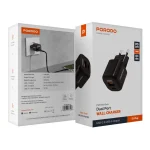 گان شارژر دیواری پرودو دو پورت 20وات مدل FWC060 Gan Dual Port WALL CHAEGER - Image 2