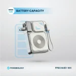 شارژر دیواری و پاوربانک وایرلس 10000 پاورولوژی مدل Powerology Wall Charger MagSafe Power Bank 10000mAh PPBCHA80 - Image 8