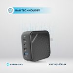 شارژر دیواری پاورولوجی 100 وات کیت مسافرتی مدل PWCUQC006 - Image 2