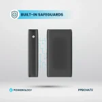 پاوربانک پاورلوژی 20000میلی آمپر ۳۵وات مدل PP072 Powerology 20000mah Retractable Cable PowerBank - Image 9