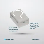 پاوربانک مگ سیف پاورولوژی PPBCHA81 مدل PP081 ظرفیت 30000 میلیآمپر ساعت - Image 2