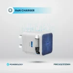 شارژر دیواری 35 وات پاورولوژی Powerology Retractable 35W GaN Charger PWCUQC032 - Image 5