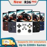 کنسول بازی دستی رترو مدل R36 Pro با صفحه‌نمایش ۳.۵ اینچ IPS