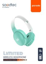هدفون بی‌سیم Porodo Soundtec Limited با بیس تقویت‌شده - Image 2