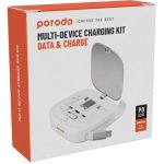 کیت شارژ چندمنظوره Porodo مدل PD-6N1CK60W-BK – ۶ در ۱، توان ۶۰ وات - Image 2