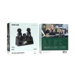 میکروفون یقه‌ ای دو کاربره 2 در 1 بی سیم باقابلیت حذف نویز گرین لاین مدل Green Lion GM-89X Microphone 2 in 1 Noise Cancellation - Image 2