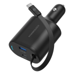 شارژرفندکی 115 وات با کابل پاورولوژی Powerology Car Charger 115W PCCSR019