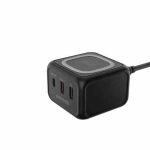 شارژر سریع بی‌سیم سه‌پورت Porodo – مدل PD-FWCH005-BK