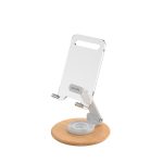 هولدر و پایه نگه دارنده رومیزی شفاف 360 درجه چرخشی پرودو برای موبایل و تبلت مدل PD-TRNSMS