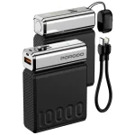 پاوربانک 10000 میلی آمپر 35 وات پرودو Porodo Chrome Volt 10000mAh Power Bank PDPBFCH088