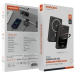 پاوربانک مگ سیف 10000 پرودو مدل Porodo 10000mAh Qi2 Wireless Power Bank PDPBFCH086 - Image 4