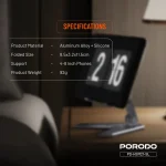 استند موبایل پرودو  hs21 aluminum alloy مدل PD-HSM21 - Image 5