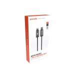 کابل 1.2 متری تایپ سی به لایتنینگ پرودو Porodo Woven Braided Type-C Lightning Cable PD-W30LC1 - Image 3