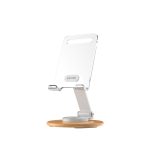 هولدر و پایه نگه دارنده رومیزی شفاف 360 درجه چرخشی پرودو برای موبایل و تبلت مدل PD-TRNSMS - Image 3