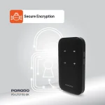 مودم جیبی شارژی سیم کارتی قابل حمل پرودو مدل Porodo pocket router LFS132 4G LTE WiFi 6 - Image 3