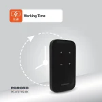مودم جیبی شارژی سیم کارتی قابل حمل پرودو مدل Porodo pocket router LFS132 4G LTE WiFi 6 - Image 4