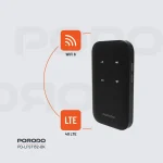 مودم جیبی شارژی سیم کارتی قابل حمل پرودو مدل Porodo pocket router LFS132 4G LTE WiFi 6 - Image 6