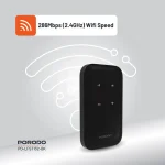 مودم جیبی شارژی سیم کارتی قابل حمل پرودو مدل Porodo pocket router LFS132 4G LTE WiFi 6 - Image 7