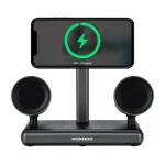 اسپیکر و شارژر وایرلس مگسیف پرودو Porodo Speaker Charging Dock FWCH050 - Image 3