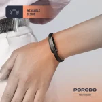 کابل مچی USB-C به USB-C پرودو با قفل مغناطیسی استیل مدل Porodo USB-C to USB-C Wristband Cable Magnetic Steel Clasp - Image 6
