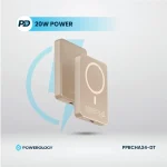 پاوربانک پاورولوژی 10000میلی‌آمپر 20 وات Powerology PP034 MagSafe Aluminum - Image 9