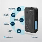 پاوربانک خورشیدی 27000 وایرلس پاورولوژی Powerology 27000mAh Solar Wireless Charging Power Bank PPBCHA77 - Image 4