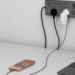 چندراهی برق هوشمند تایمر دار پاورولوژی Powerology 6AC 2990W Power Strip PD 20W PWCUQC046 - Image 3