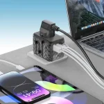 آداپتور برق و شارژر دیواری پاورولوژی مدل Universal Multi-Port Travel Adapter PD 65W P65W3PD - تصویر 2