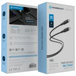 کابل USB-C to USB-C کنفی برند Powerology - مدل PCAB026GY دو متری - 100W - Image 3