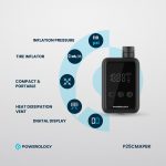 پمپ باد و کمپرسور شارژی سوپر کامپکت پاورولوژی مدل Powerology Super Compact Tire Inflator - P25CMAPBK - Image 7